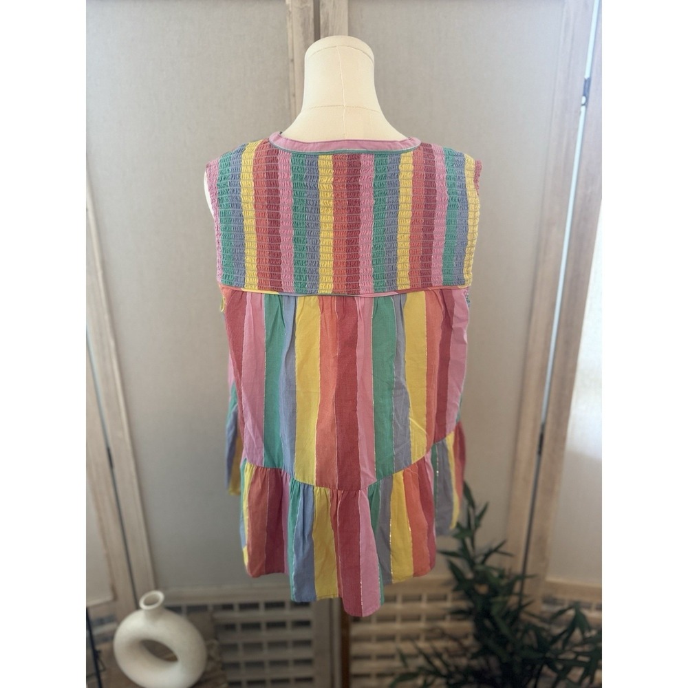 Crown & Ivy Colorful Sleeveless Blouse - Picture 6 of 9